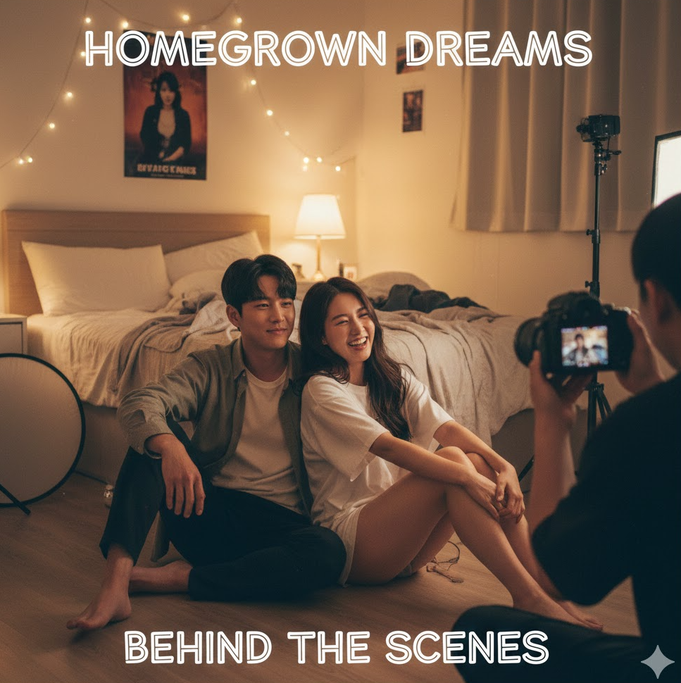 일본AV 아마추어 촬영 세트 비하인드 이미지