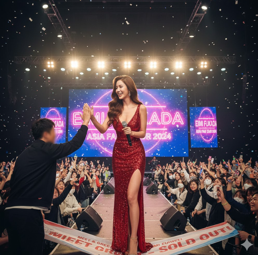 일본AV배우 톱배우 팬미팅 현장 사진