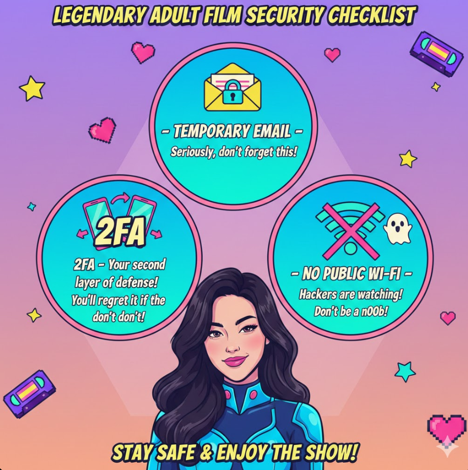 추억의 레전드 야동 보안 체크리스트 인포그래픽