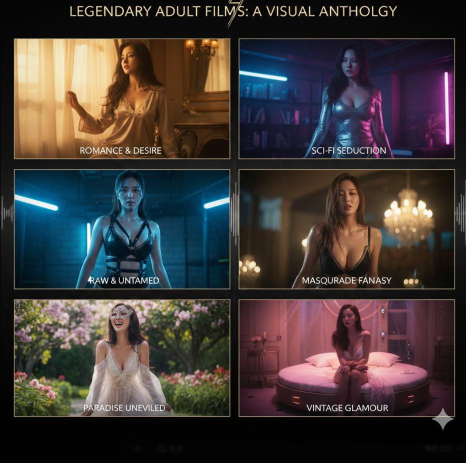 전체적으로 영화 같은 고급스러운 느낌의 디자인입니다. 