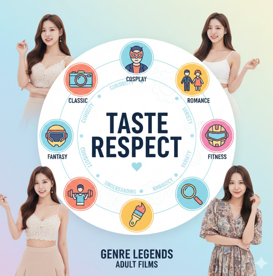 장르별 레전드 야동 취향 존중(CUV) 인포그래픽으로